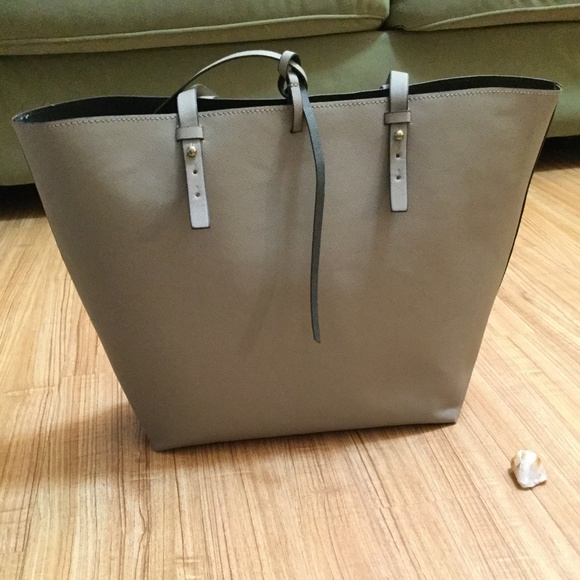Taupe Tote Bag - Picture 1 of 3